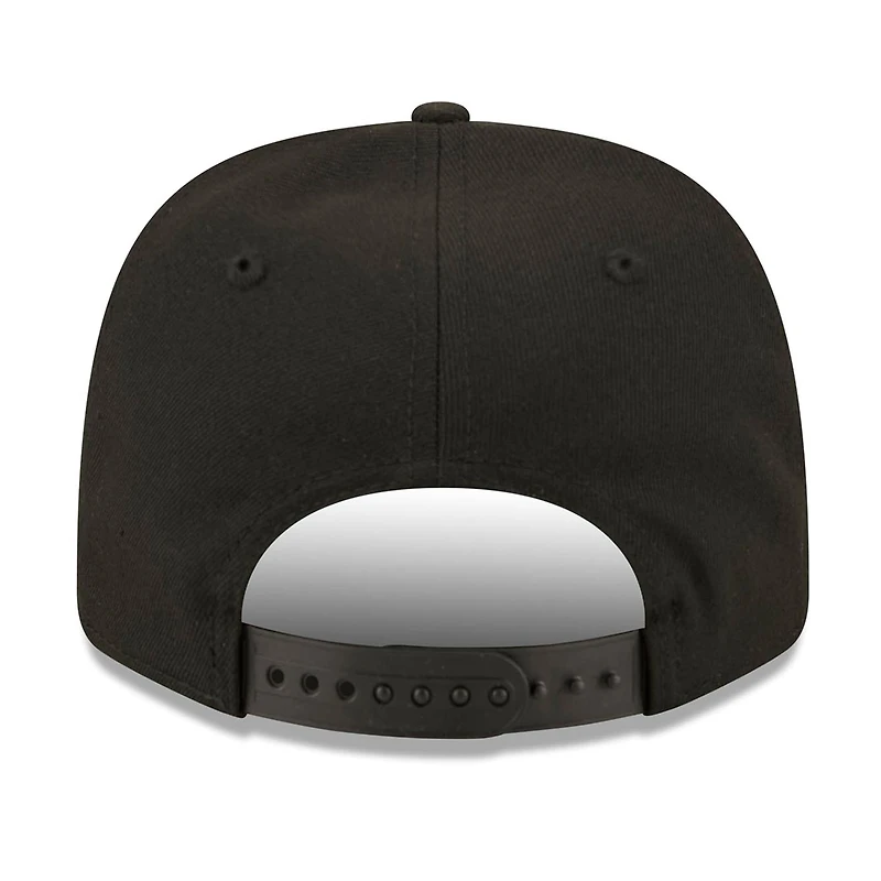 Men's New Era Black San Francisco 49ers 80th Anniversary 9SEVENTY Adjustable Hat