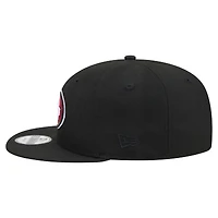 Casquette snapback New Era 9FIFTY noire pour homme