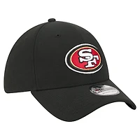 Casquette New Era noire pour homme San Francisco 49ers Core Team 39THIRTY Flex