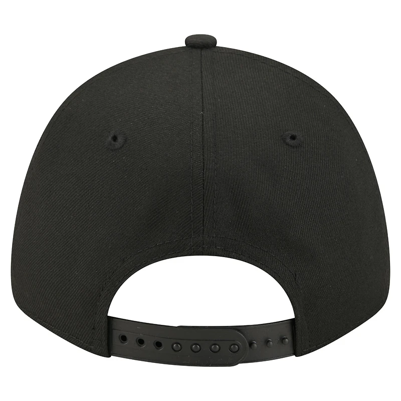 Men's New Era Black San Francisco 49ers Core Team 9FORTY Adjustable Hat