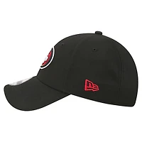 Casquette ajustable New Era noire San Francisco 49ers Core Team 9FORTY pour homme