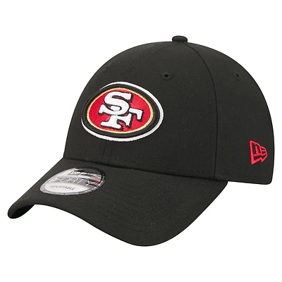 Men's New Era Black San Francisco 49ers Core Team 9FORTY Adjustable Hat