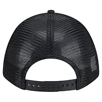 Casquette camionneur ajustable New Era noire San Francisco 49ers Gas Station 9FORTY A-Frame M-Crown pour homme