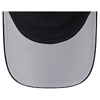 Casquette camionneur ajustable New Era noire San Francisco 49ers Gas Station 9FORTY A-Frame M-Crown pour homme