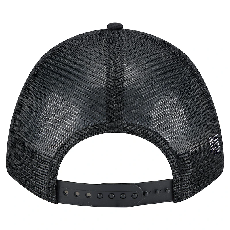 Casquette ajustable New Era noire San Francisco 49ers Gradient 9FORTY pour homme