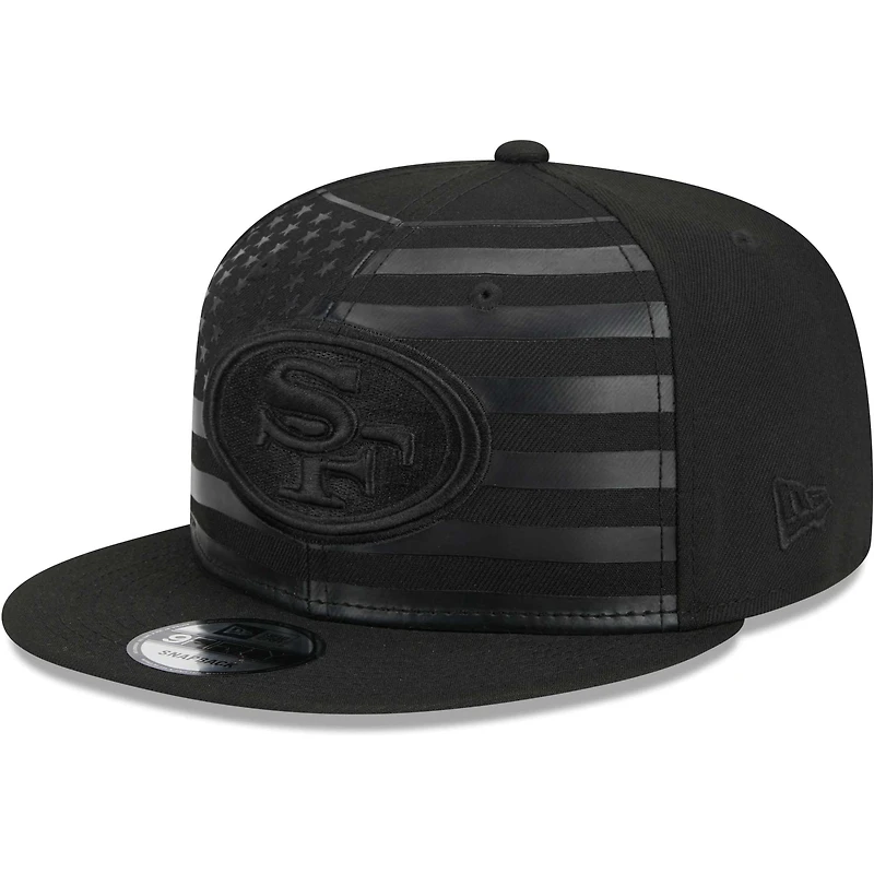 Casquette Snapback 9FIFTY Independent 9FIFTY San Francisco 49ers New Era noire pour homme