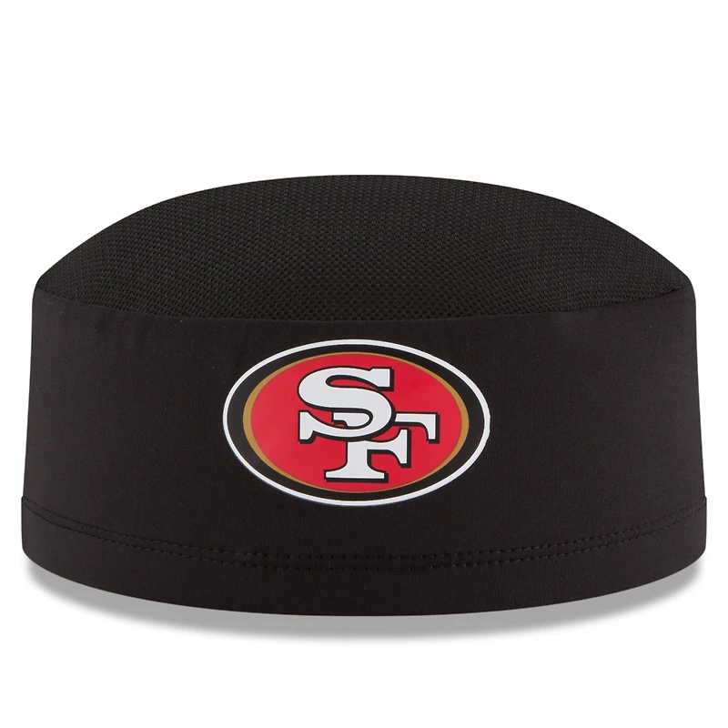 Casquette noire New Era San Francisco 49ers NFL Training Skully pour homme