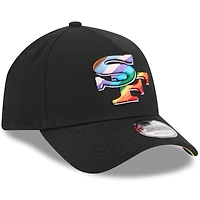 Casquette ajustable New Era noire San Francisco 49ers Pride A-Frame 9FORTY pour homme