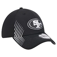 Casquette flexible Sport Night Active 39THIRTY San Francisco 49ers New Era noire pour hommes
