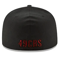 Casquette ajustée 59FIFTY pour homme San Francisco 49ers Team New Era noire