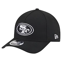 Men's New Era  Black San Francisco 49ers Team Collection 9FORTY M-Crown A-Frame Adjustable Hat