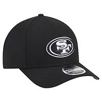Men's New Era  Black San Francisco 49ers Team Collection 9FORTY M-Crown A-Frame Adjustable Hat