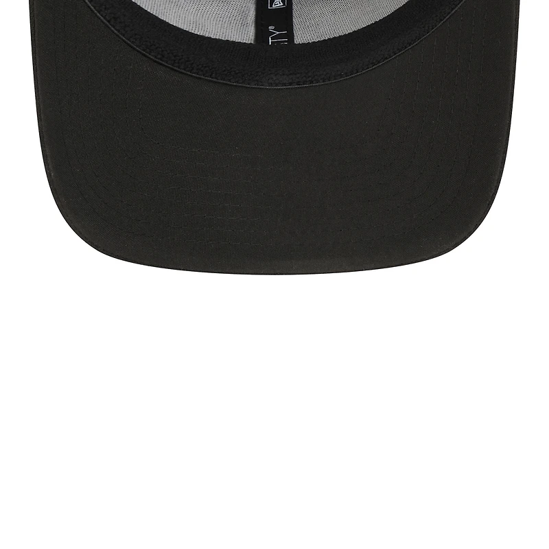 Casquette flex principale 39THIRTY Throwback Main des San Francisco 49ers New Era noire pour hommes