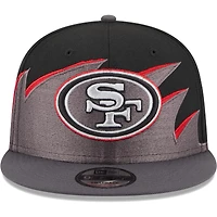 Men's New Era Black San Francisco 49ers Tidal 9FIFTY Snapback Hat