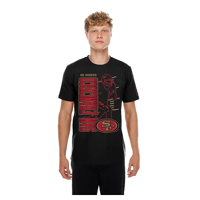T-shirt noir New Era pour homme