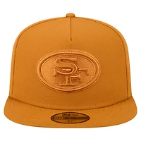 Men's New Era  Brown San Francisco 49ers Color Pack A-Frame 59FIFTY Fitted Hat