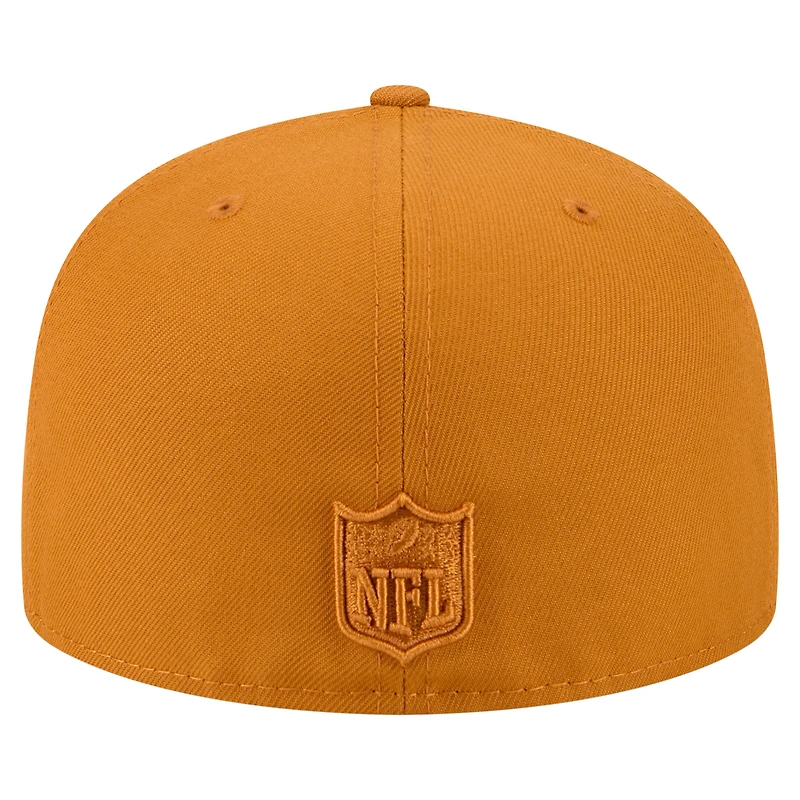 Men's New Era  Brown San Francisco 49ers Color Pack A-Frame 59FIFTY Fitted Hat