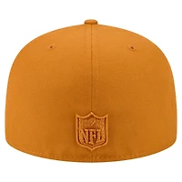 Men's New Era  Brown San Francisco 49ers Color Pack A-Frame 59FIFTY Fitted Hat