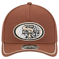 Men's New Era  Brown San Francisco 49ers Motorsport 9FORTY Adjustable Hat