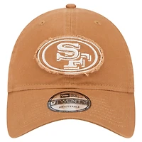 Men's New Era Brown San Francisco 49ers  Stamp 9TWENTY Adjustable Hat