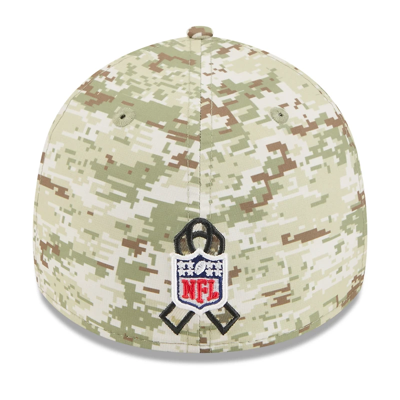Men's New Era  Camo/Dark Green San Francisco 49ers 2025 Salute to Service 39THIRTY Flex Hat