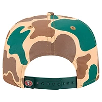 Casquette snapback New Era camouflage San Francisco 49ers Duck Rope 19TWENTY pour homme