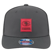 Men's New Era Charcoal San Francisco 49ers 2025 Sideline Cold Weather 9SEVENTY Adjustable Hat