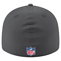 Men's New Era Charcoal San Francisco 49ers 2025 Sideline Cold Weather Retro Crown 59FIFTY Fitted Hat
