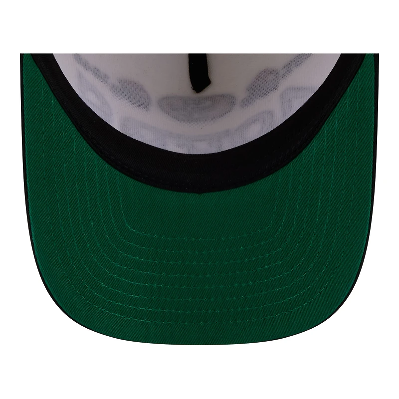 Men's New Era  Cream/Black San Francisco 49ers A-Frame 9FIFTY Snapback Hat