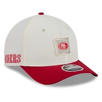 Men's New Era  Cream/Scarlet San Francisco 49ers 2026 NFL Training Camp 9FORTY Adjustable Hat