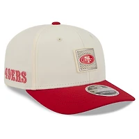Casquette ajustable New Era crème/écarlate San Francisco 49ers, camp d'entraînement NFL 2026, modèle 9SEVENTY