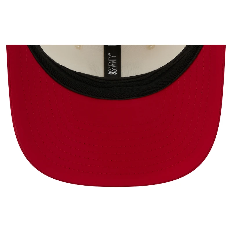 Men's New Era Cream/Scarlet San Francisco 49ers 2026 NFL Training Camp 9SEVENTY Adjustable Hat
