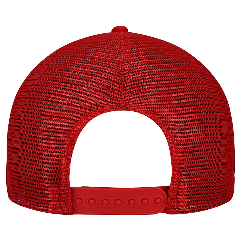 Casquette snapback New Era 9FIFTY à découpes en A crème/écarlate des San Francisco 49ers pour homme