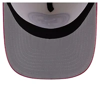 Men's New Era  Cream/Scarlet San Francisco 49ers Washed A-Frame 9FIFTY Snapback Hat