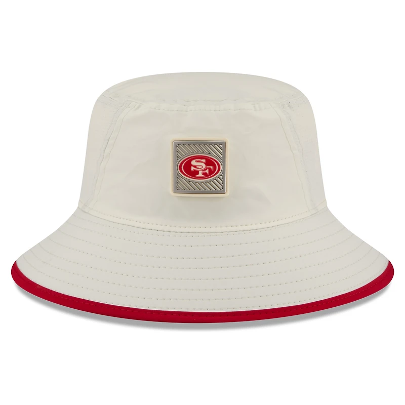 Men's New Era Cream San Francisco 49ers 2026 NFL Training Camp Sport Bucket Hat