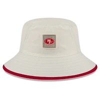 Men's New Era  Cream San Francisco 49ers 2026 NFL Training Camp Sport Bucket Hat