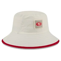 Men's New Era  Cream San Francisco 49ers 2026 NFL Training Camp Sport Bucket Hat