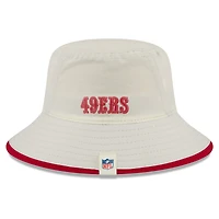 Men's New Era  Cream San Francisco 49ers 2026 NFL Training Camp Sport Bucket Hat