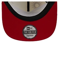 Casquette ajustable New Era pour homme, couleur crème, motif céleste des San Francisco 49ers
