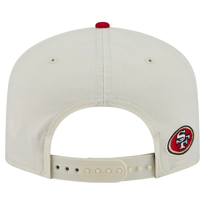 Men's New Era Cream San Francisco 49ers Script 19TWENTY Adjustable Hat