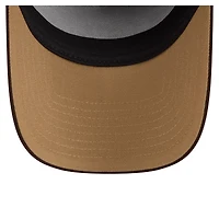 Men's New Era  Dark Brown San Francisco 49ers Burnt Wood A-Frame 9FORTY Adjustable Hat