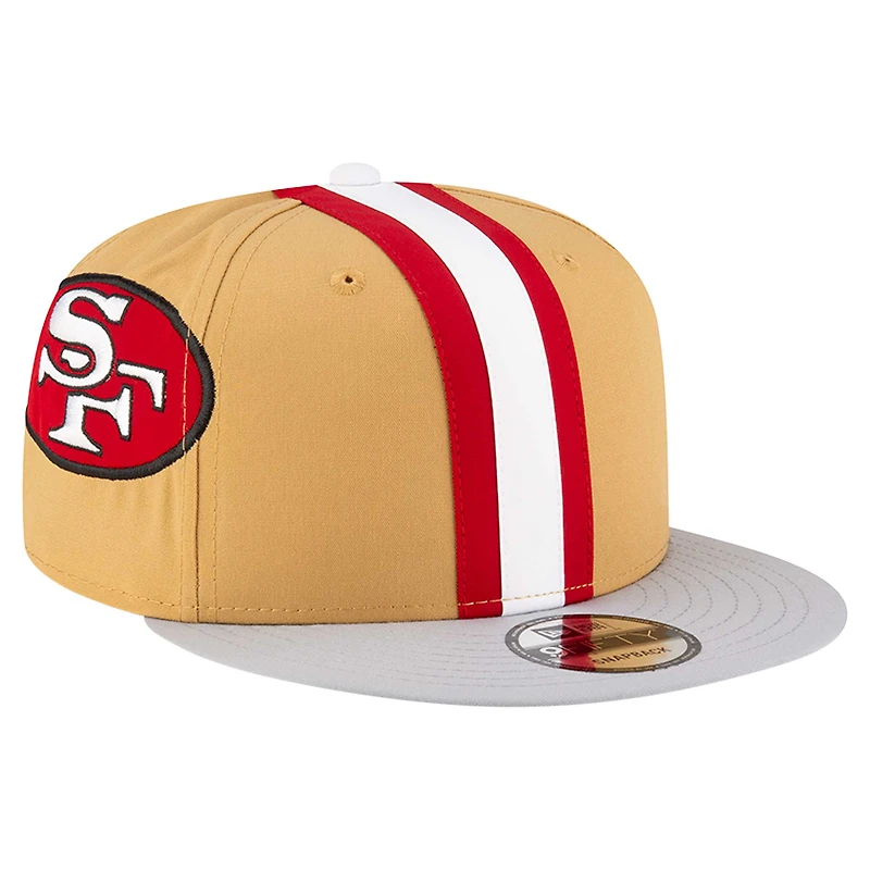 Casquette Snapback 9FIFTY pour homme New Era avec logo doré San Francisco 49ers