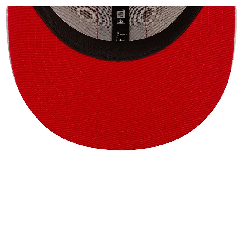 Men's New Era Gold San Francisco 49ers Throwback Helmet 9FIFTY Snapback Hat