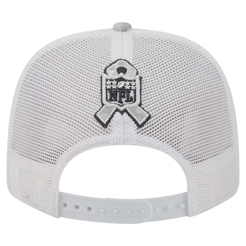 Men's New Era Gray San Francisco 49ers 2025 Salute to Service Fan Pack 9SEVENTY Adjustable Hat