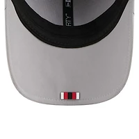 Casquette ajustable New Era grise San Francisco 49ers 2025 Sideline M-Crown 9FORTY pour homme