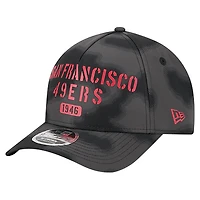 Casquette New Era grise 9FORTY pour homme, motif camouflage demi-ton San Francisco 49ers