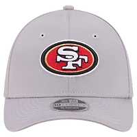 Men's New Era  Gray San Francisco 49ers Perforated 39THIRTY M-Crown Flex Hat
