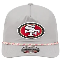 Casquette New Era grise San Francisco 49ers Rope 19TWENTY pour homme
