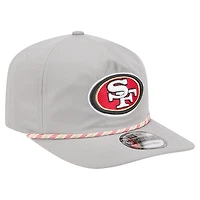 Casquette New Era grise San Francisco 49ers Rope 19TWENTY pour homme