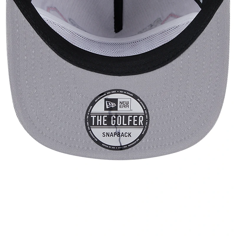 Men's New Era Gray San Francisco 49ers Throwback Corded Golfer Snapback Hat